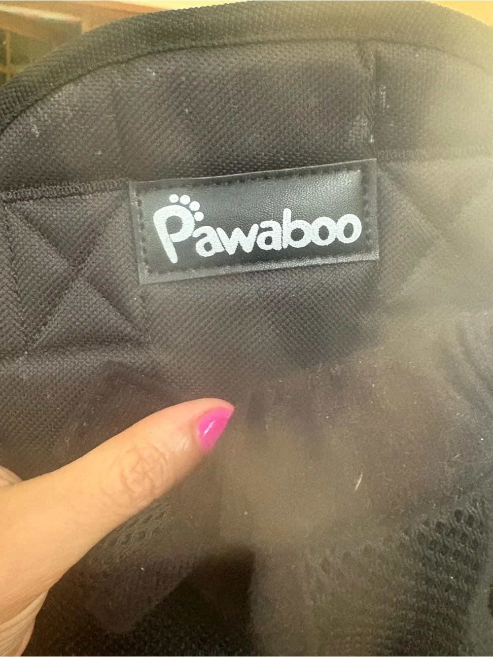 Pawaboo Black Front Pet Carrier Backpack